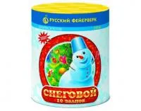 Батарея салютов Снеговой Р7212 купить от производителя Русский Фейерверк — Новомосковск
