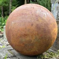 Стальная сфера — 3D КОРТЕН (518913) ∅ 1500 мм. Новомосковск 