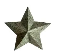 Звёздочка из белого гранита на памятник в Новомосковске (518440)