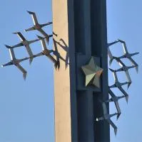 - «Звезда на стелу нержавеющая сталь нитрид титана» (NSO-PiroClub)