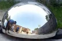 Полусфера ø 1500 нержавеющая сталь (207298) сертификат промоборудование мм.  в Новомосковске