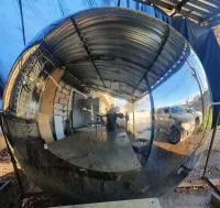 Сфера шар ø 2000 мм. (514274) производство арт-объект пустотелая в Новомосковске