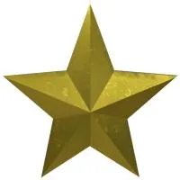 Звезда накладка на памятник литая латунь в Новомосковске (518483)