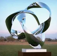Кольца из нержавеющей стали скульптура (518288) производство арт-объект  в Новомосковске