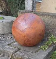 Сфера 3D парк КОРТЕН сталь (518912) ∅ 500 мм. Новомосковск 