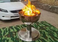 Чаша торжественного огня афины (51756458) производство для ø 360 мм. ветроустойчивая в Новомосковске
